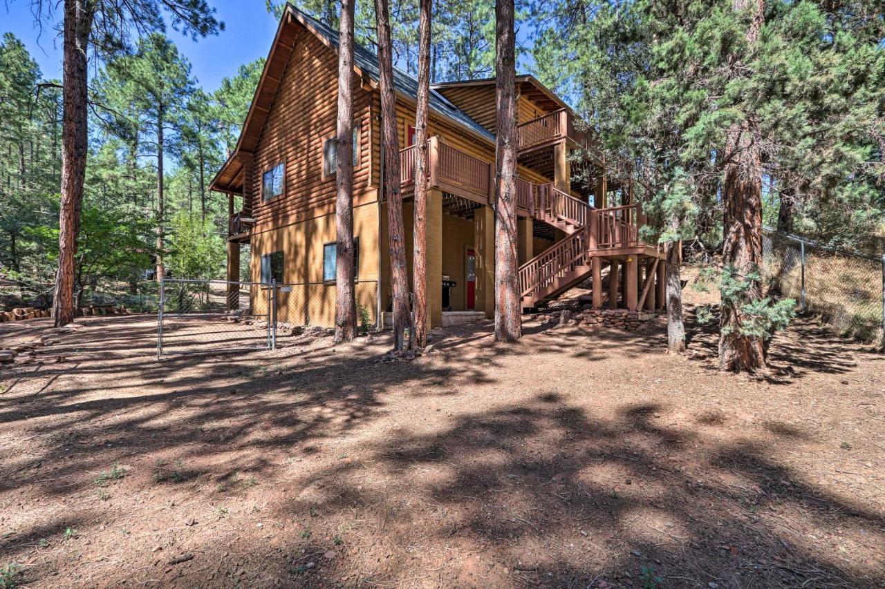 Strawberry Cabin With 2-Story Deck Dogs Welcome! Pine Exterior foto